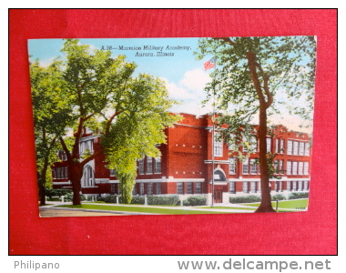 Illinois > Aurora (Ilinois)  Marmion Military Academy  1957 Cancel  Ref 1213 - Aurora (Ilinois)