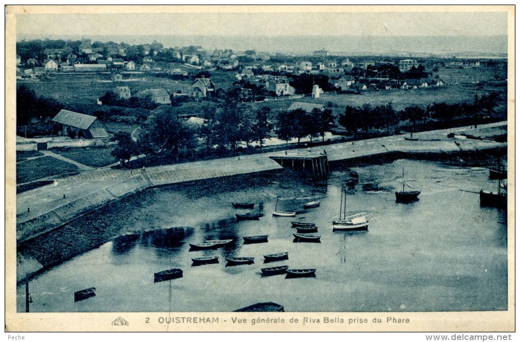 N°37108 -cpa Ouistreham -vue Générale De Riva Bella Prise Du Phare- - Ouistreham