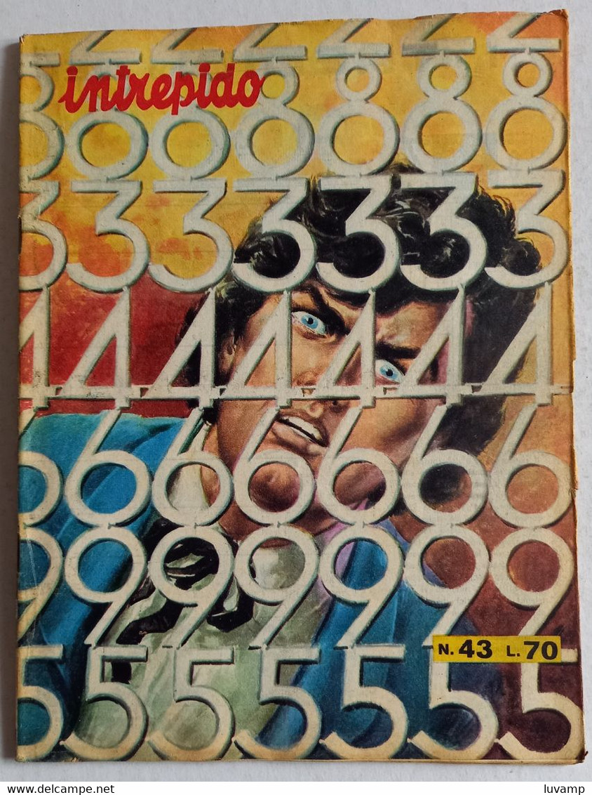 INTREPIDO 1966-  EDIZIONE UNIVERSO N. 43  (CART 56 B ) - Premières éditions