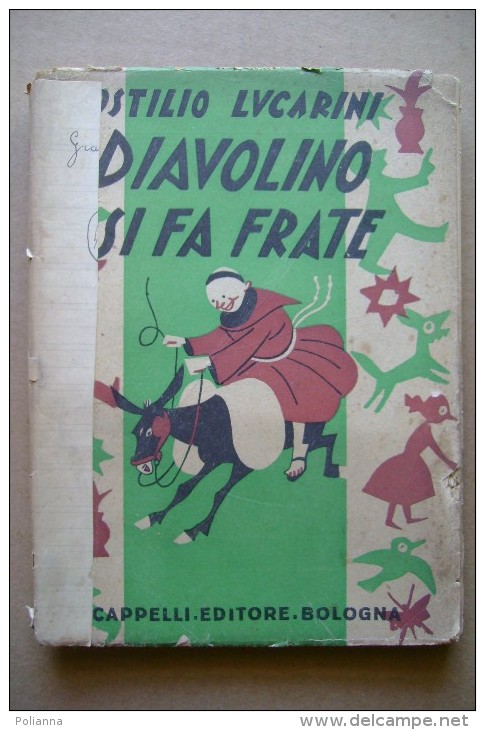 PCB/34 Lucarini DIAVOLINO SI FA FRATE Cappelli 1939/Tav. Di Attilio Mussino - Old