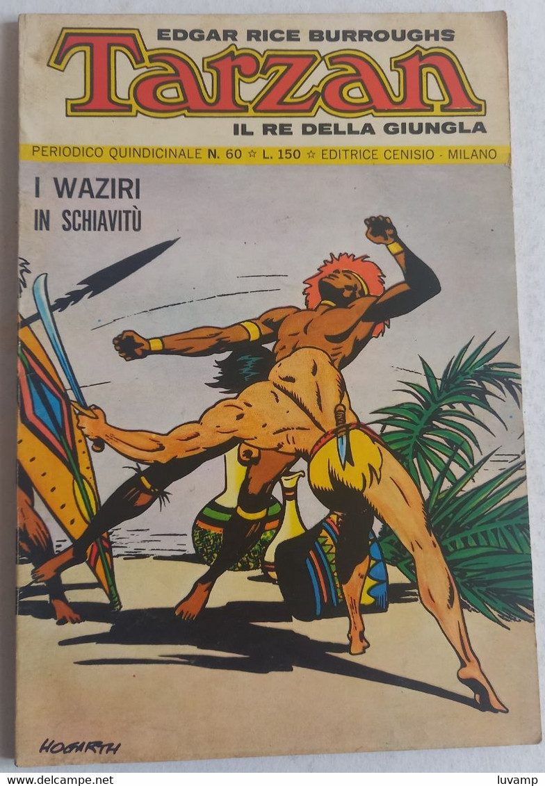 TARZAN IL RE DELLA GIUNGLA CENISIO N. 60 DEL  DICEMBRE 1972  (CART58) - Premières éditions