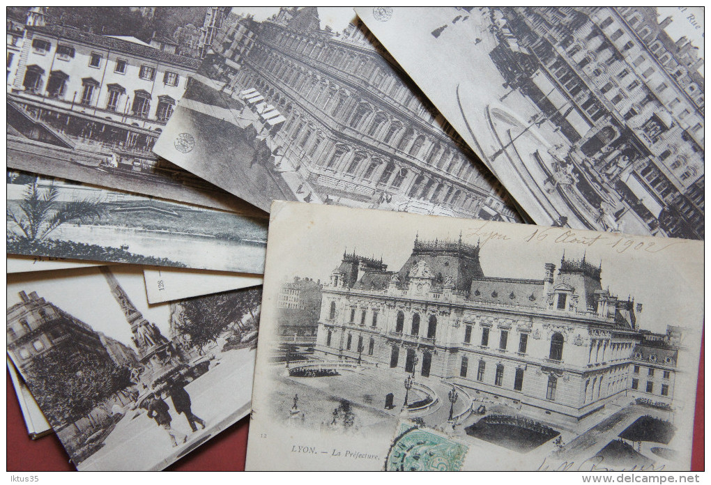 LOT DE 30 CARTES-LYON-CPA-CPSM-CPM AU FORMAT PLUS OU MOINS 9X14CM-PETIT PRIX-A SAISIR - Autres & Non Classés