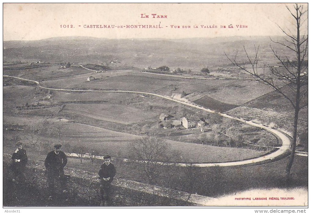 CASTELNAU DE MONTMIRAIL - Vue Sur La Vallée De La Vère - Castelnau De Montmirail