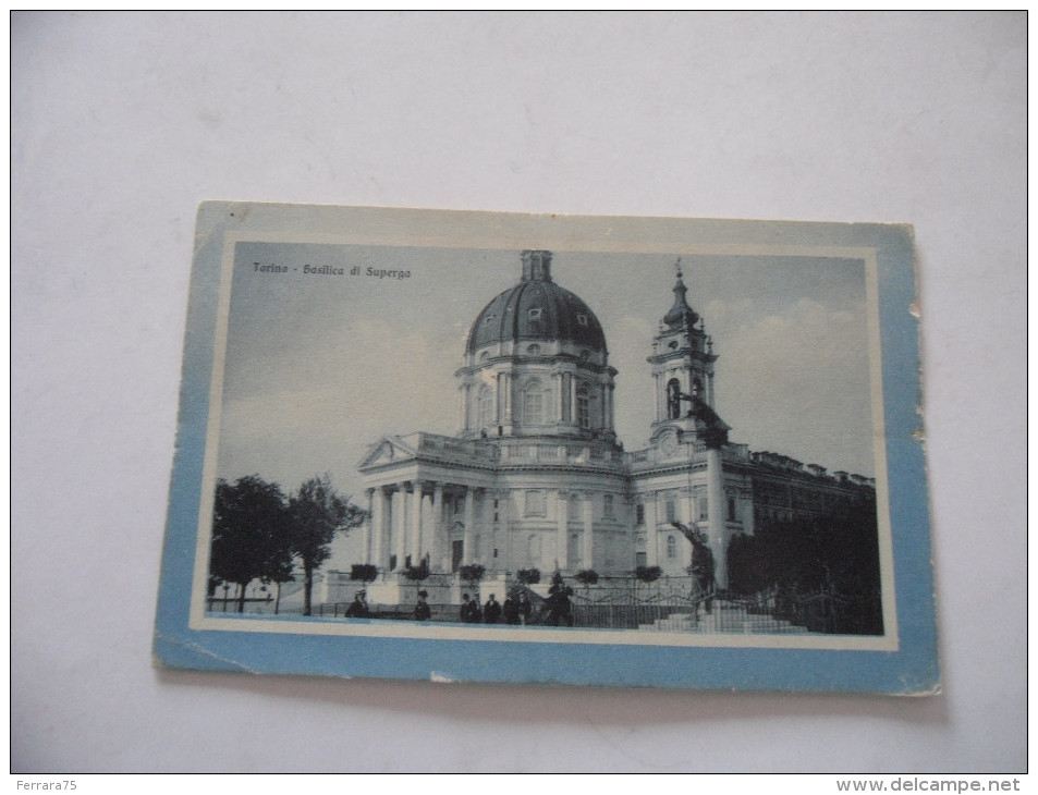 CARTOLINA POSTALE TORINO BASILICA DI SUPERGA  VIAGGIATA - Autres Monuments, édifices