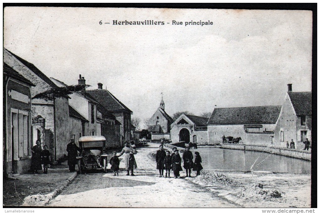 77 - HERBEAUVILLERS - RUE PRINCIPALE - Other & Unclassified