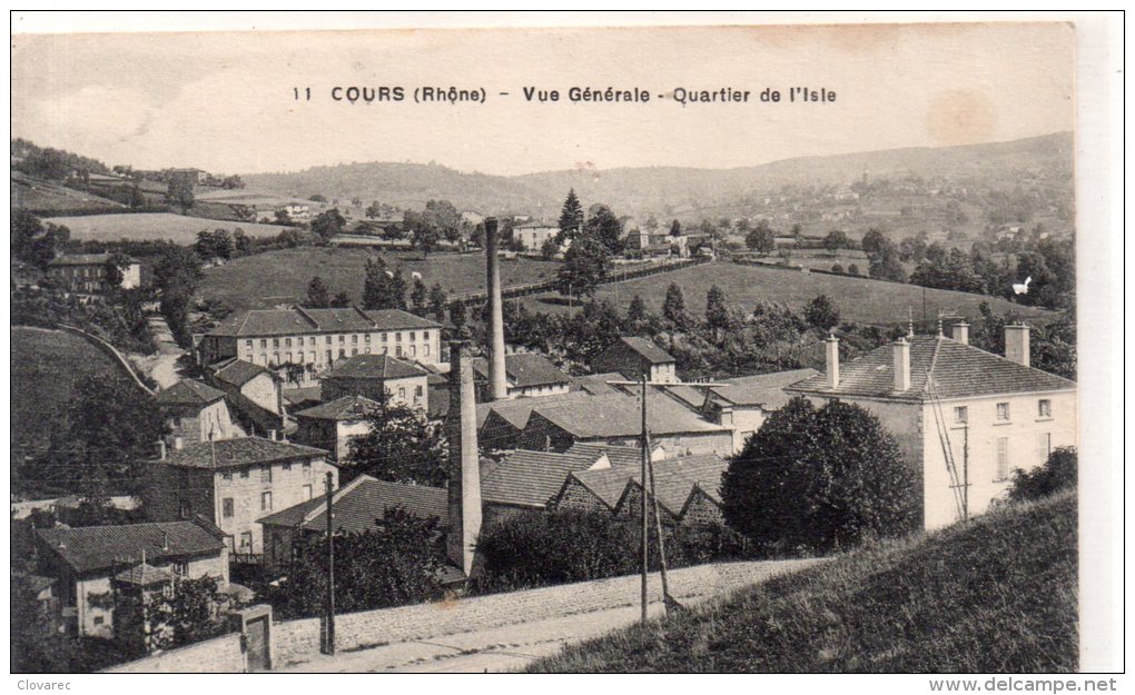 COURS " Vue Générale " Quartier De L'Isle" - Autres & Non Classés