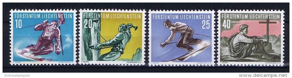 Liechtenstein: Mi  334 - 337  , 1955 MNH/** - Ongebruikt