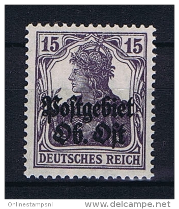 Deutsche Reich: Postgebiet Ost, Mi 6 MNH/** - Besetzungen 1914-18