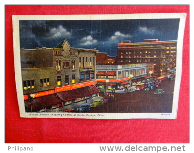 Ohio-- Canton  - Night View Market Ave 1945 Cancel, Stamp Fell Off    Ref 1214 - Andere & Zonder Classificatie