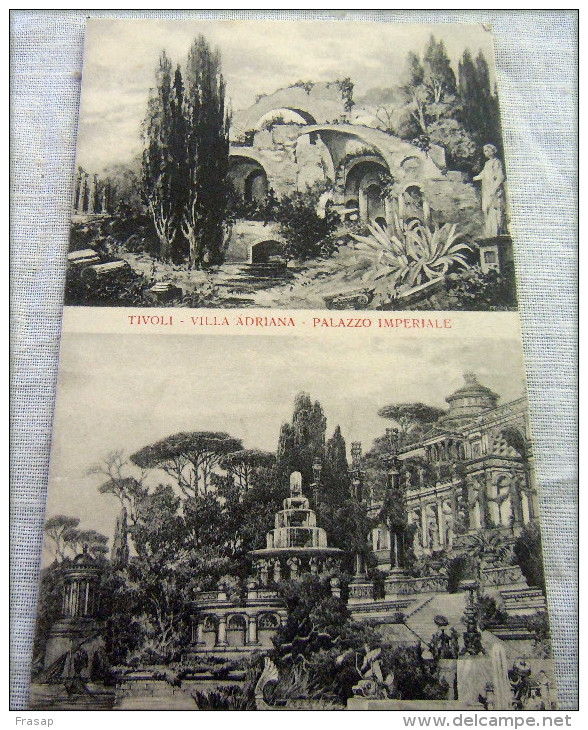 ROMA-ENIT-ROME--     TIVOLI VILLA ADRIANO PALAZZO IMPERIALE      ED.RIPOSTELLI - Multi-vues, Vues Panoramiques