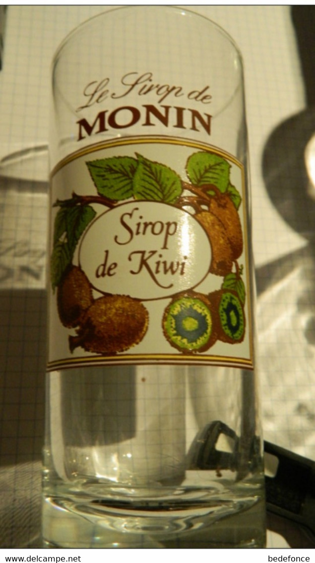 Verre - Le Sirop Monin - Sirop De Kiwi - Verres