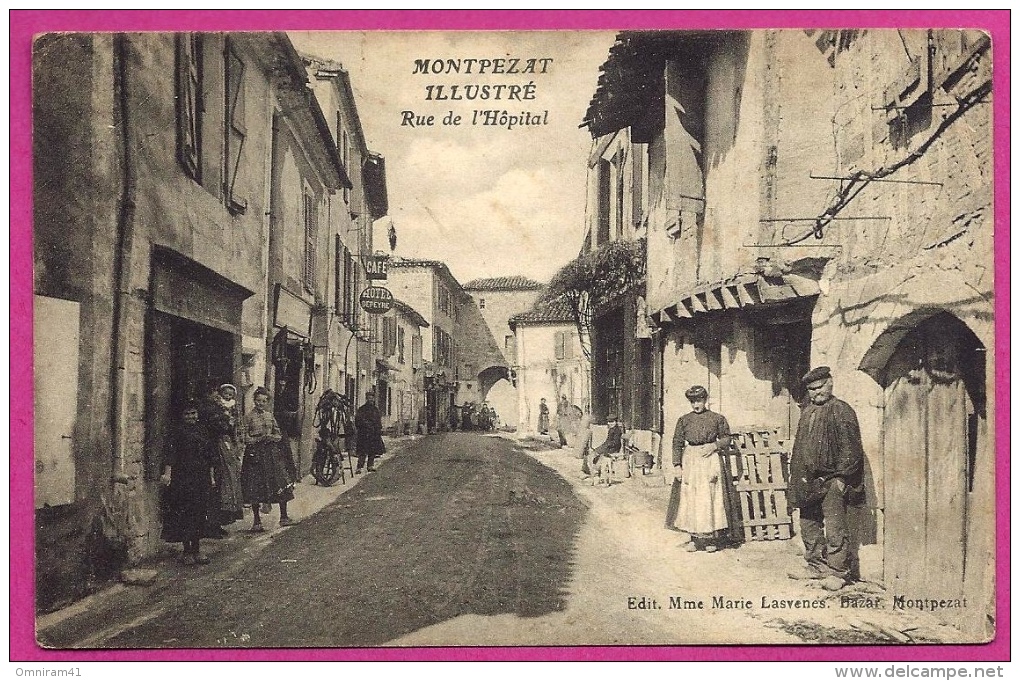 MONTPEZAT Illustré - Rue De L´ Hopital  - L67 - Montpezat De Quercy