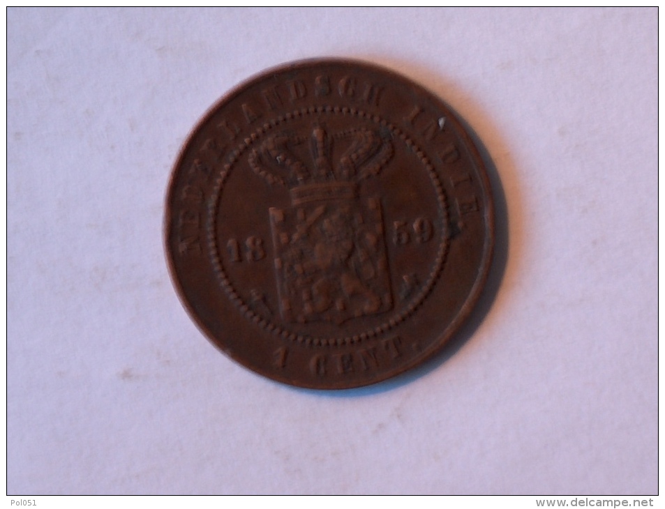 PAYS BAS INDES NEERLANDAISES 1 CENT 1859 - Niederländisch-Indien