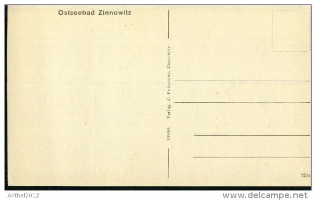 Zinnowitz MV Schiff Häuser Landungssteg Um 1920 - Zinnowitz