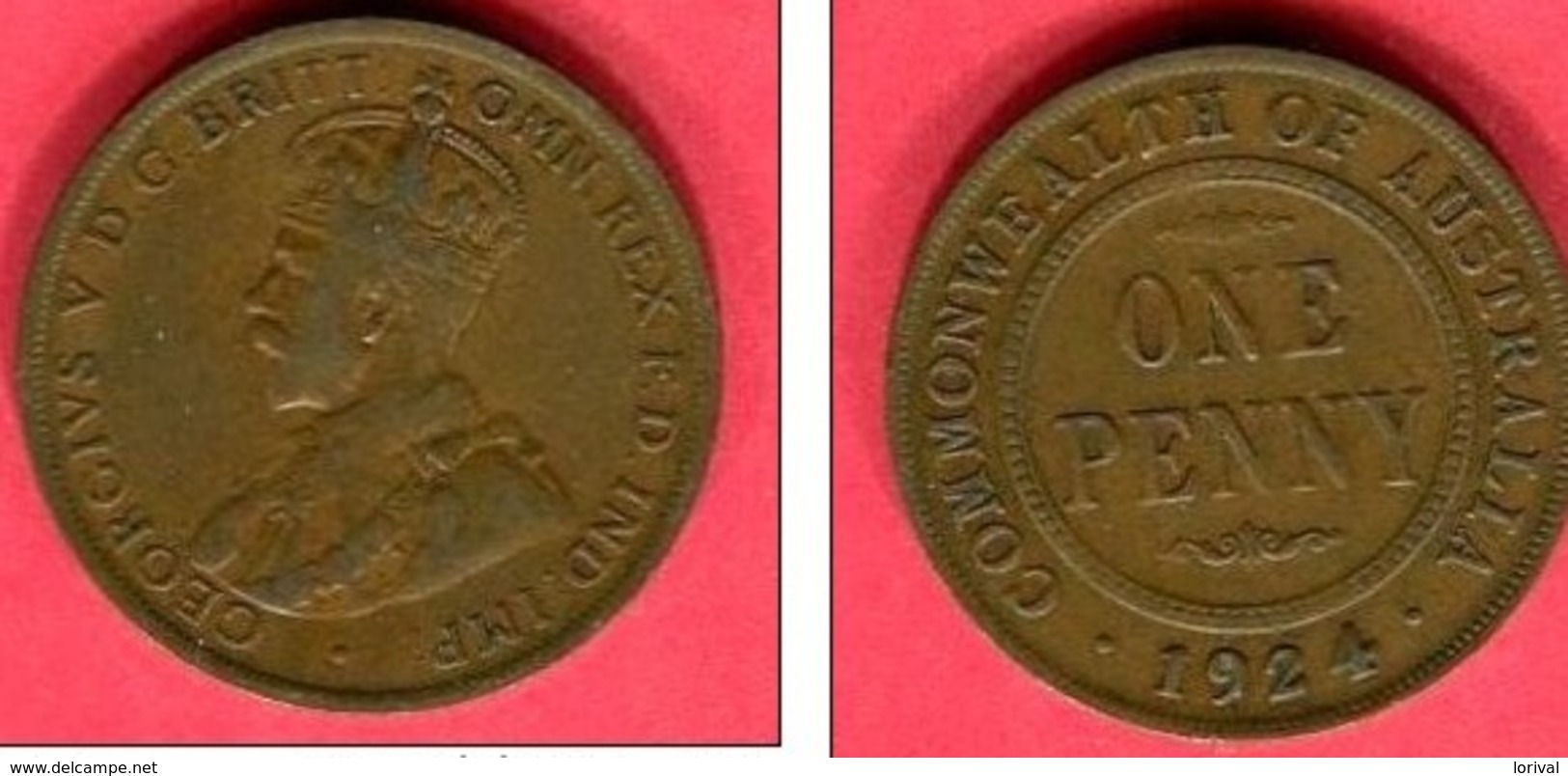 GEORGE V 1924  1 PENNY TB 4 - Penny