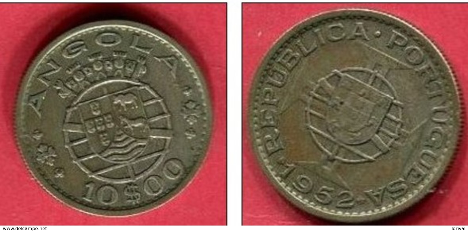 10 ESCUDOS 1952 TB 9 - Angola