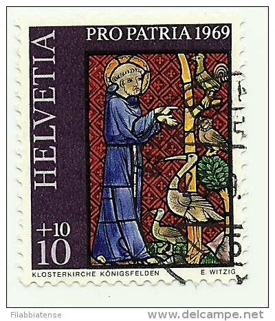 1969 - Svizzera 834 Vetrate C3089, - Vetri & Vetrate