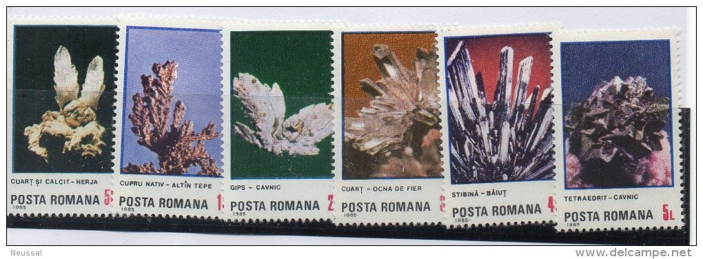 Serie Nº  3627/32  Minerales  Rumania - Minerals