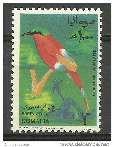 SOMALIA - 1968 Birds (Carmine Bee Eater) 1s MNH **        SG 492  Sc C105 - Somalia (1960-...)