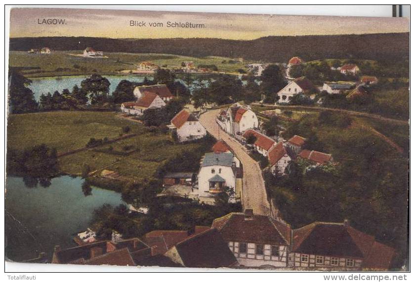 LAGOW Kr Ost Sternberg Blick Vom Schloßturm Lubuskie 29.6.1921 Gelaufen - Neumark