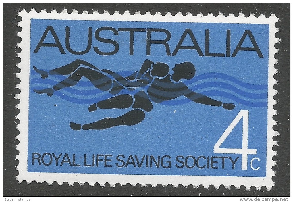 Australia. 1966 7th Anniv Of Royal Life Saving Society. 4c MH - Ungebraucht