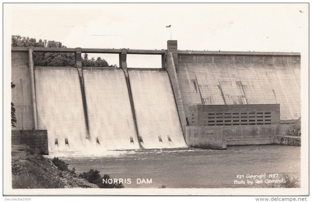 BT16967 Norris Dam   USA Scan Front/back Image - Autres & Non Classés