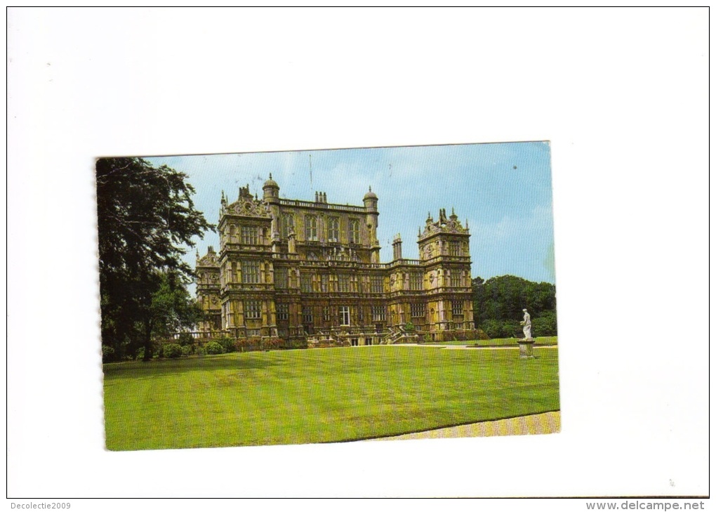 BT19411 Wollaton Hall Nottingham Enjo  United Kingdom Scan Front/back Image - Nottingham