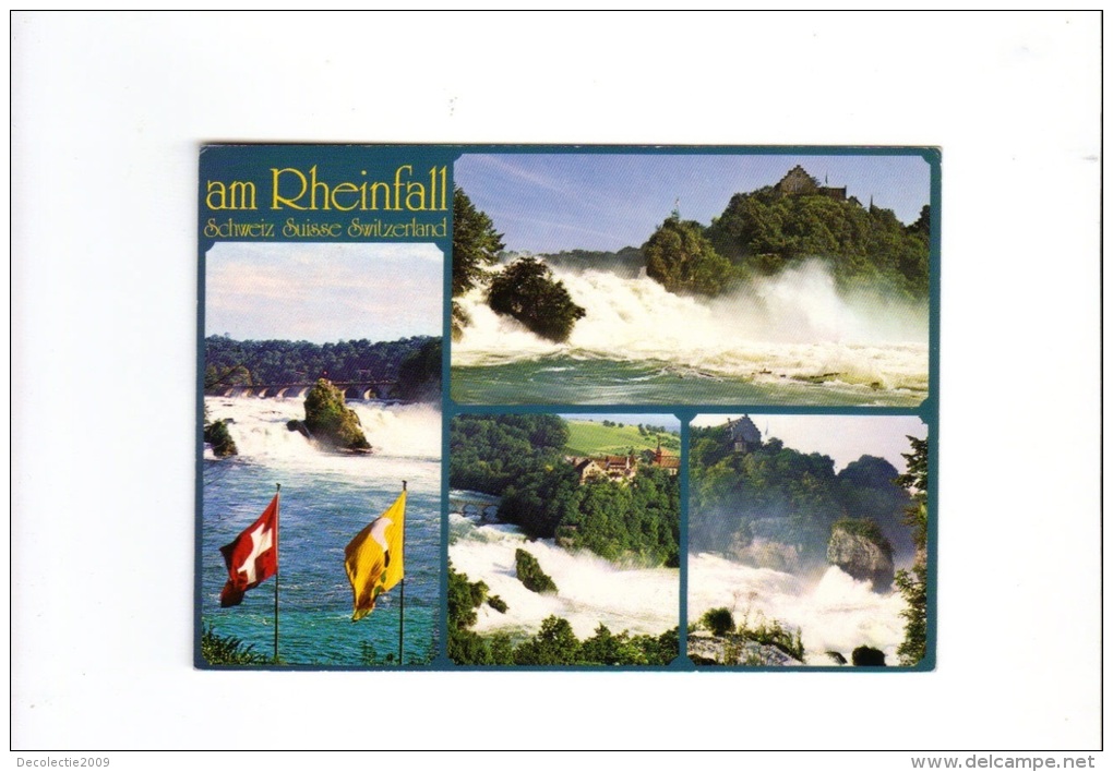 BT19483 Orientierung Uber Den Rheinfall  Switzerland  Scan Front/back Image - Altri & Non Classificati
