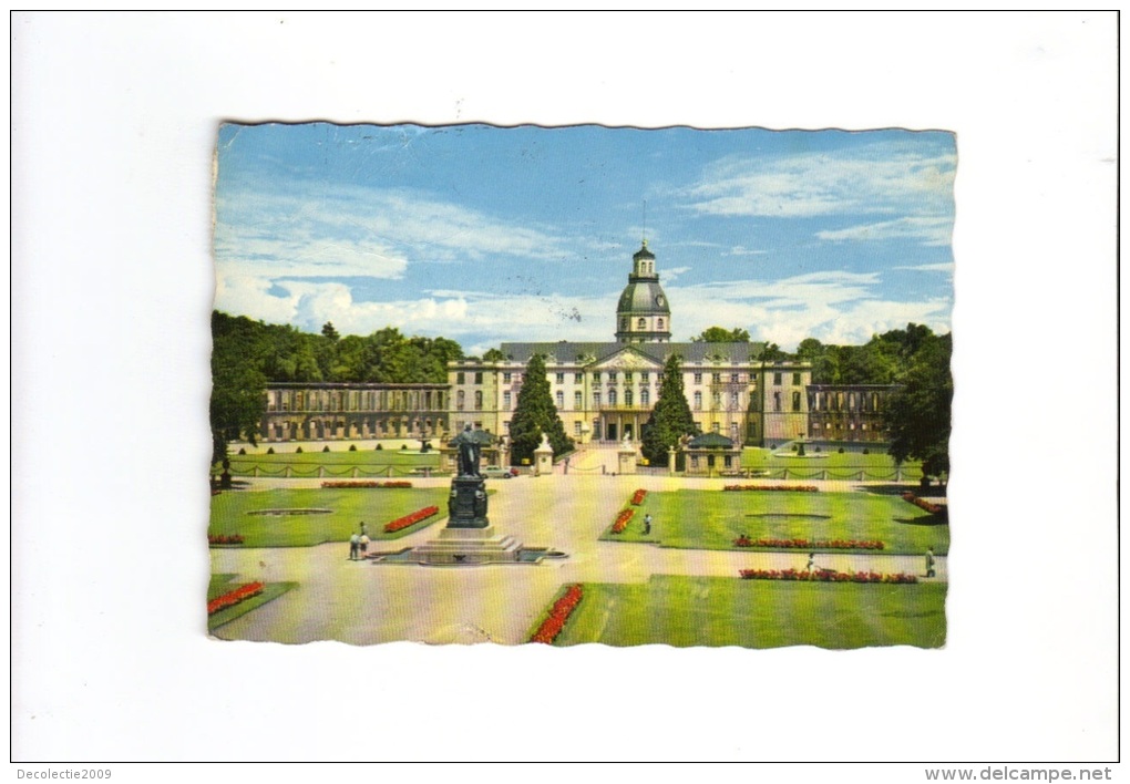 BT19507 Karlsruhe Schloss Landesmuseum  Germany Scan Front/back Image - Karlsruhe