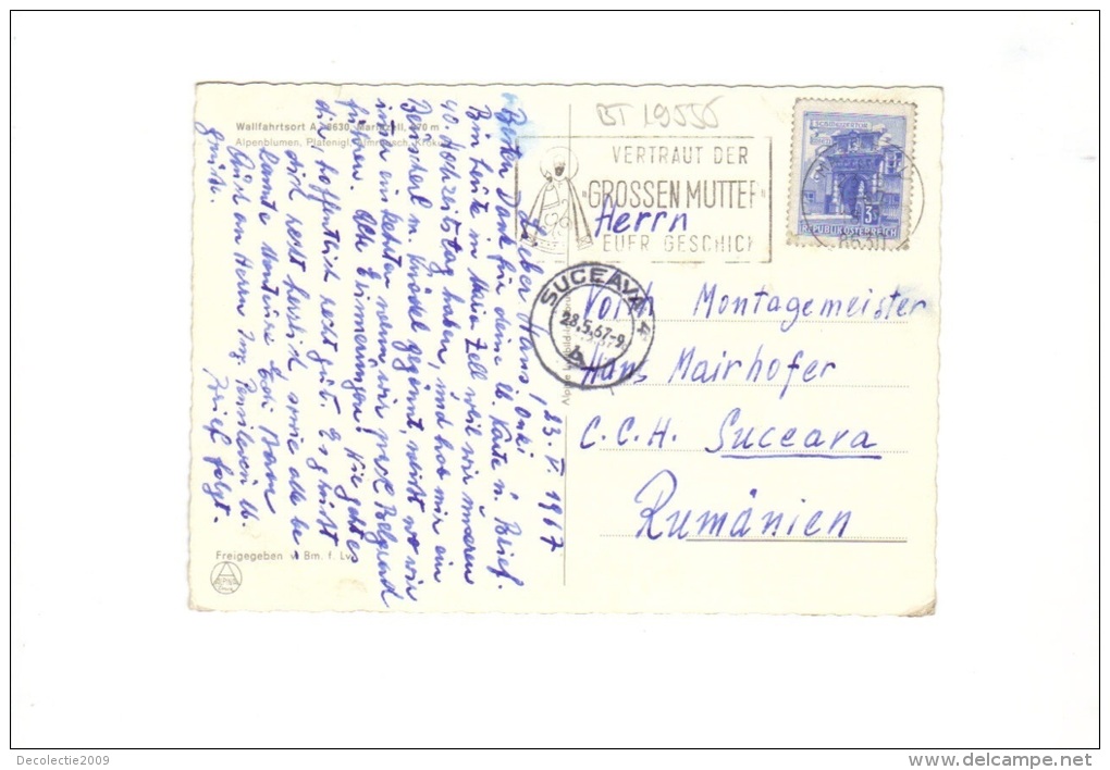 BT19555  Wallfahrtsort Mariazell Austria Scan Front/back Image - Mariazell