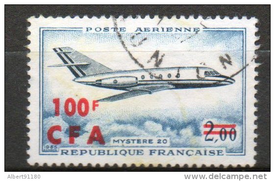 REUNION  P Aérienne Mystère 20 1967 N°61 - Luftpost