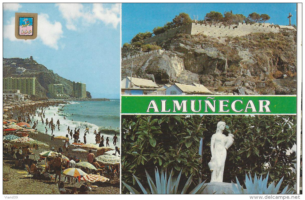 Almunecar - Plage Puerta Des Mar, El Santo, Place San Cristobal - Autres & Non Classés