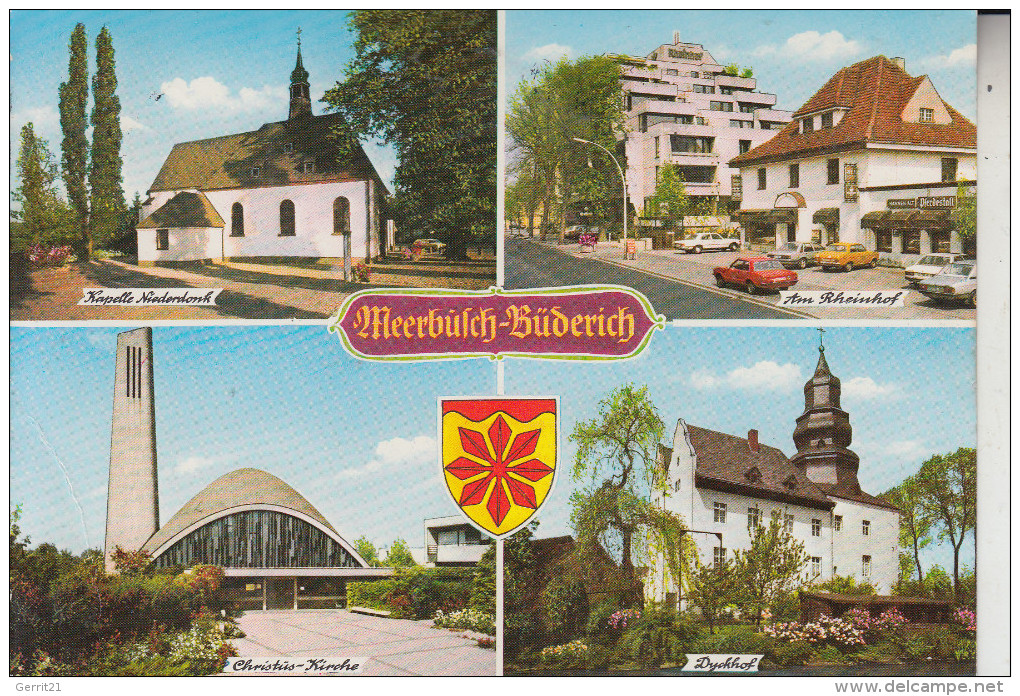 4005 MEERBUSCH - BÜDERICH, Mehrbildkarte - Meerbusch