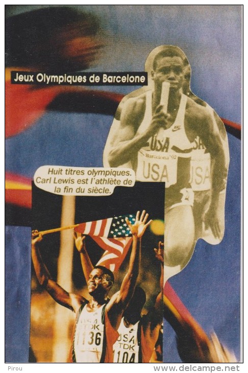 JEUX OLYMPIQUES DE BARCELONE 1992 : CARL LEWIS - Giochi Olimpici