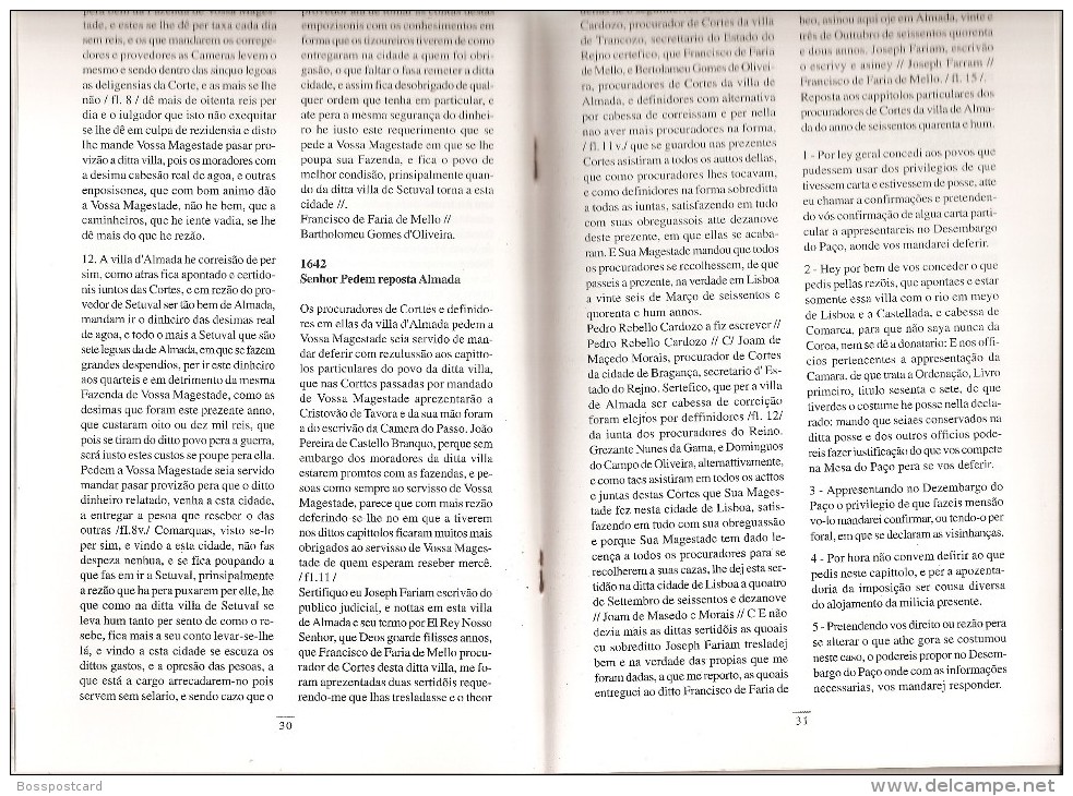 Almada - "Almada Na História - Boletim De Fontes Documentais 3-4" (6 Scans) - Andere & Zonder Classificatie