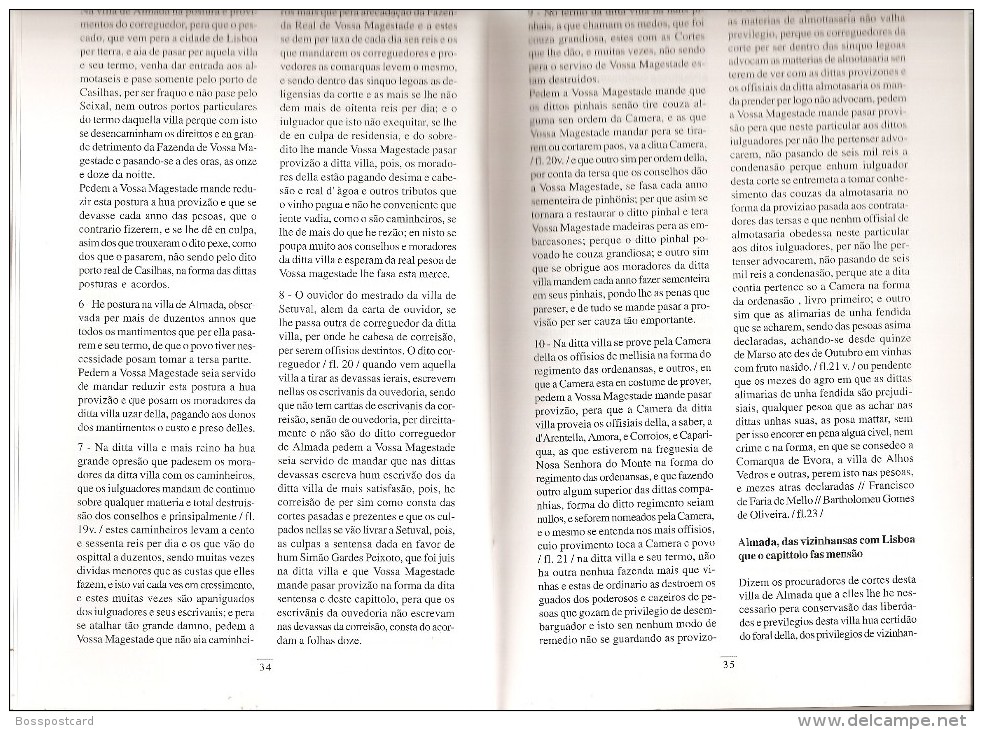 Almada - "Almada Na História - Boletim De Fontes Documentais 3-4" (6 Scans) - Andere & Zonder Classificatie