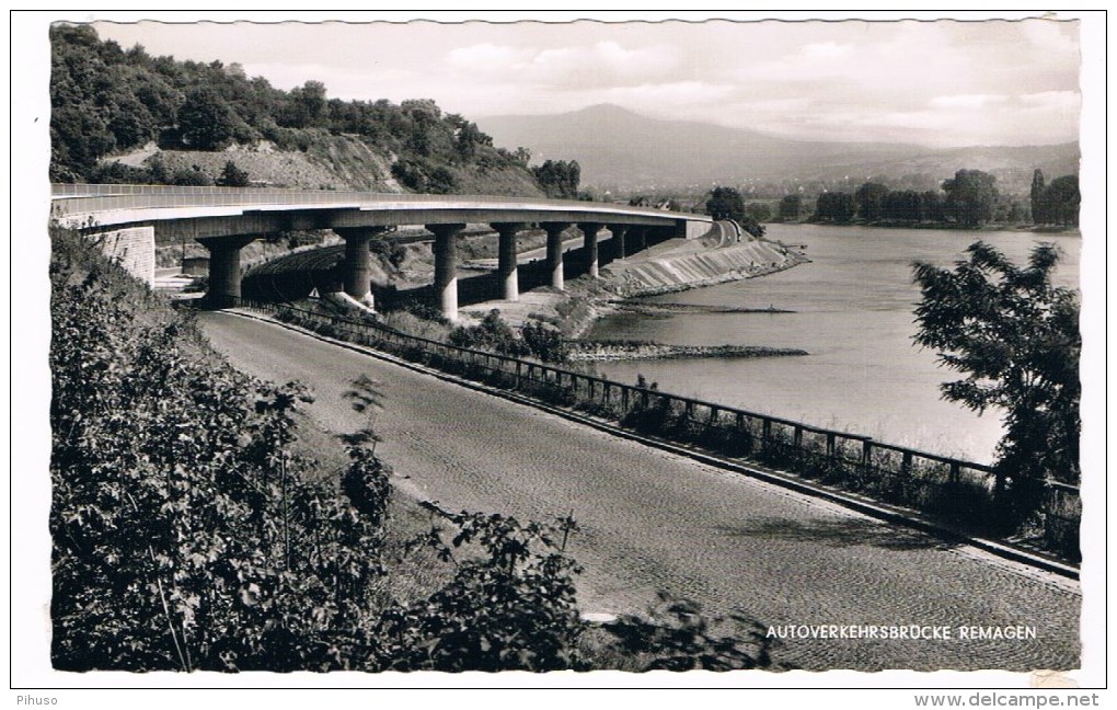 D4436    REMAGEN : Autoverkehrsbrücke - Remagen