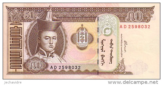 MONGOLIE  50 Tugrik   Emission De 2000    Pick 64       ***** BILLET  NEUF ***** - Mongolia