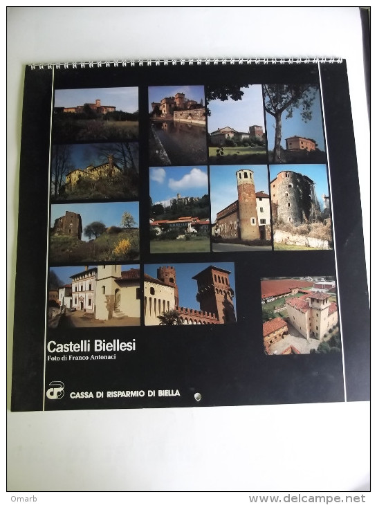 Alt394 Calendario 1989 Parete, Castelli Biellesi, Castello Massazza Castellengo Castelletto Valdengo Ternengo Verrone - Formato Grande : 1981-90