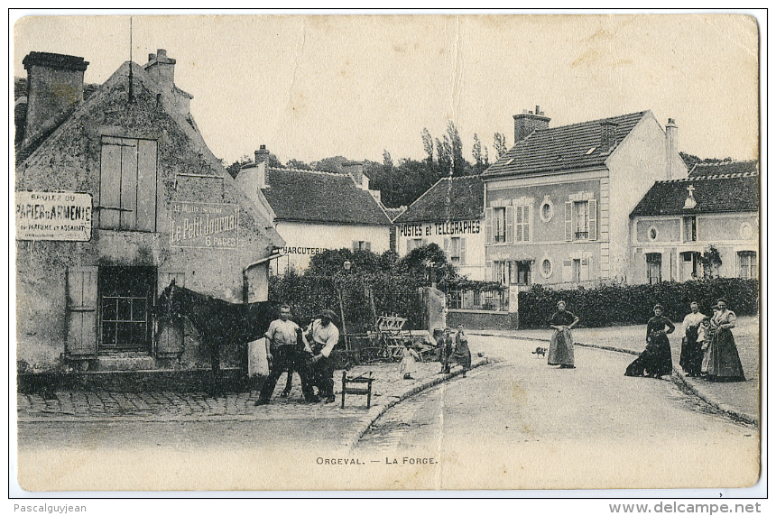 CPA ORGEVAL - LA FORGE - Orgeval