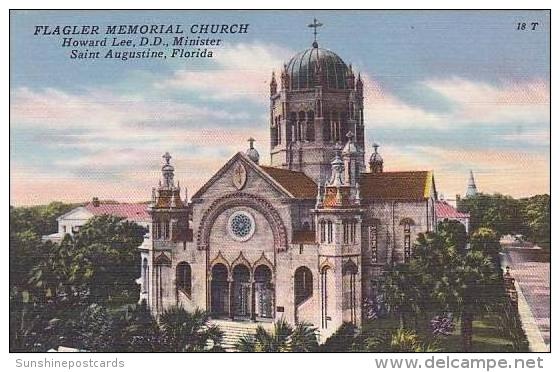 Florida St Augustine Flagler Memorial Church - St Augustine