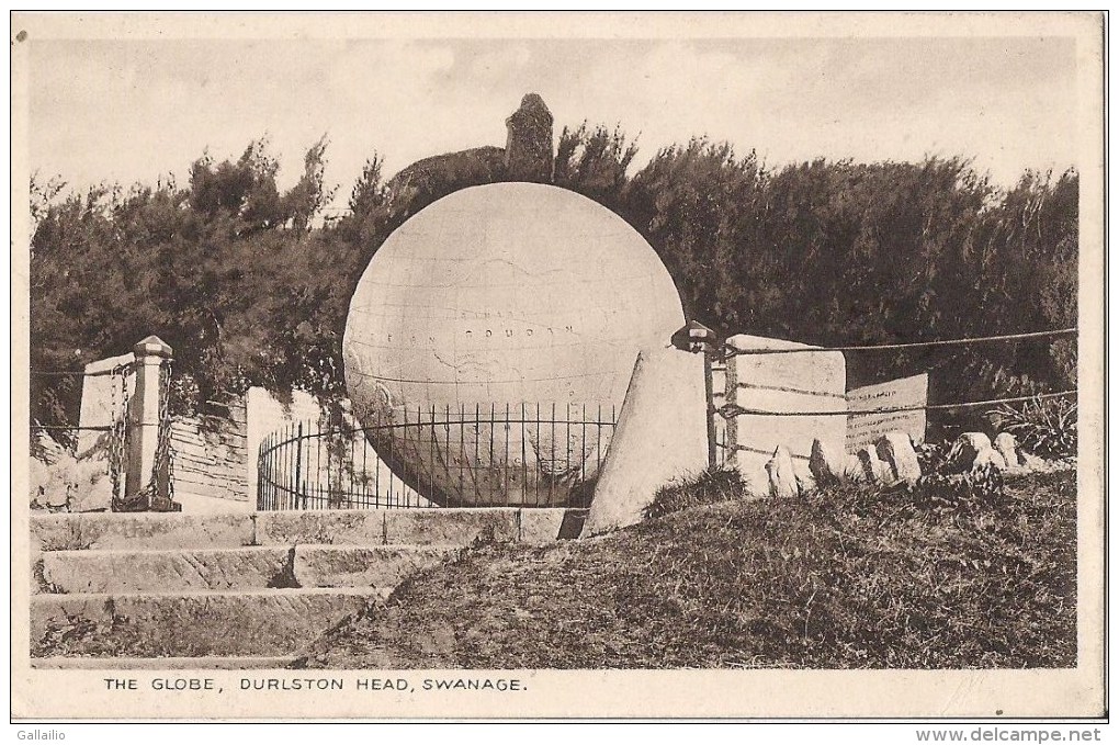 ROYAUME UNI CPA RARE THE GLOBE DURLSTON HEAD SWANAGE - Swanage