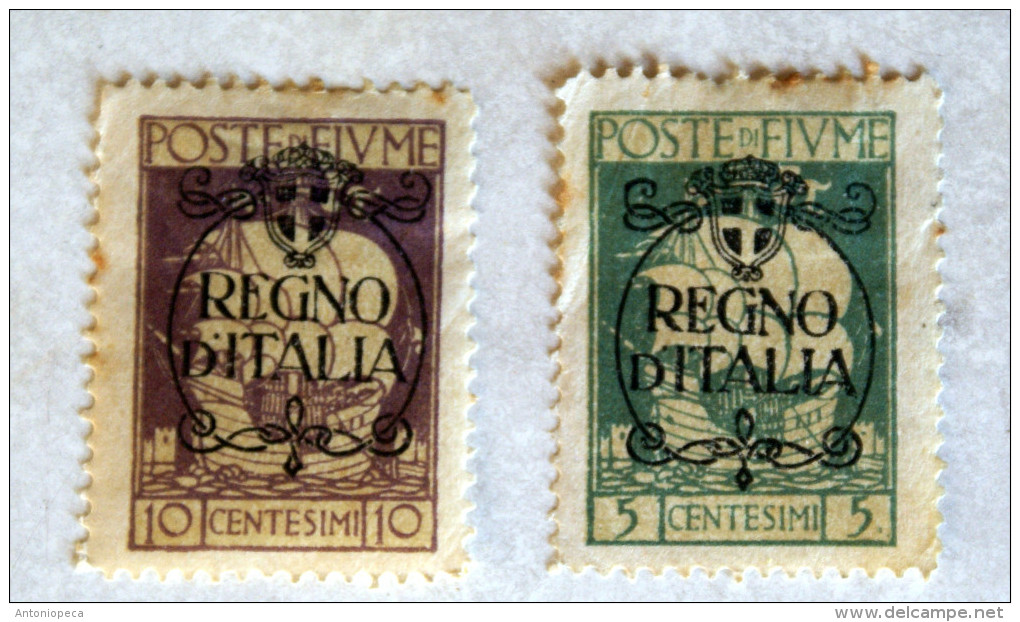ITALIA REGNO - 1923 FIUME MH* - Fiume & Kupa