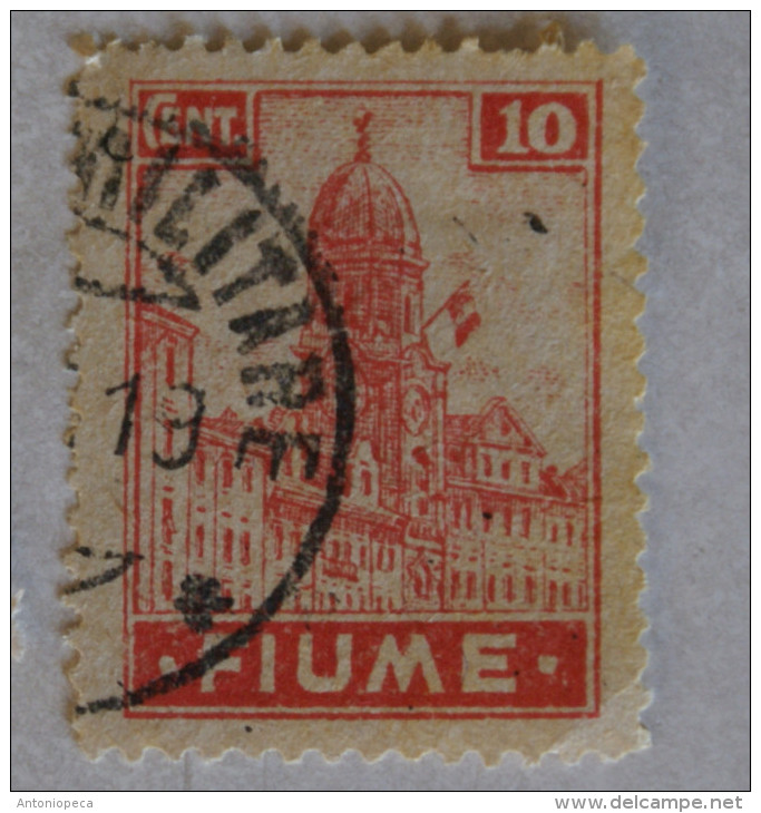 ITALIA REGNO - 1919 FIUME USED - Fiume & Kupa