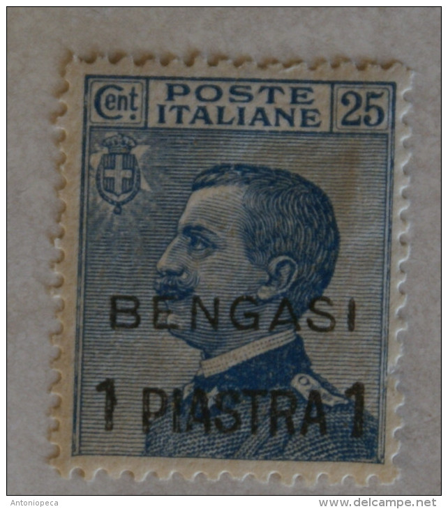 ITALIA REGNO - BENGASI 1911, LINGUELLA E GOMMA ORIGINALE* - Autres & Non Classés