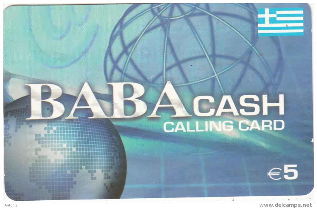 GREECE - Baba Cash, OTO Prepaid Card 5 Euro, Used - Greece