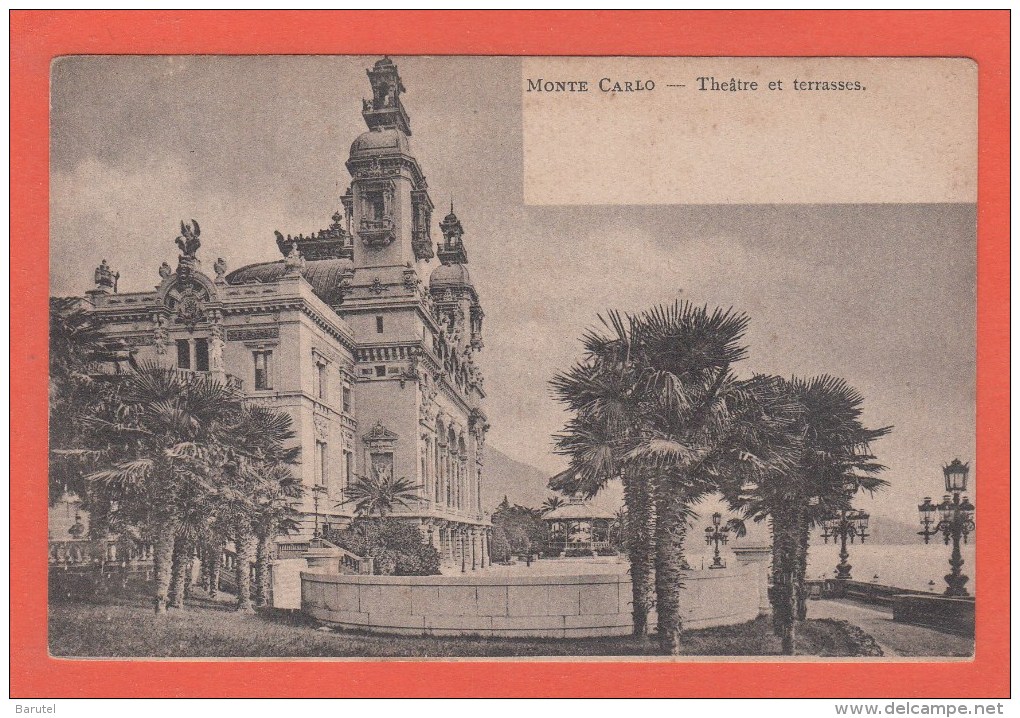 MONTE-CARLO -->  Théatre Et Terrasses - Opéra & Théâtre