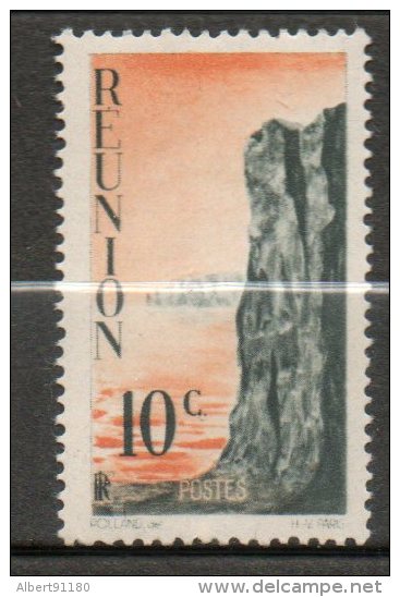 REUNION  10c Vert Noir Orange 1947 N°262 - Neufs