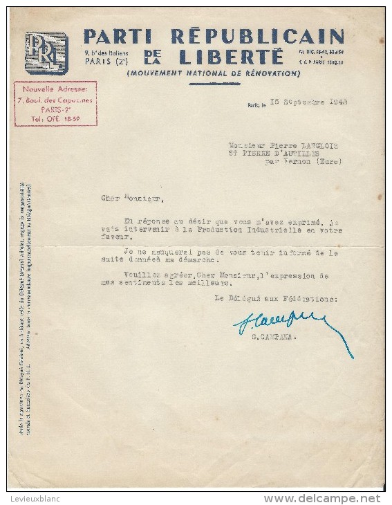 Ferguson/ Plan Marschall/Lettre D´intervention Auprés De La Production Industrielle/Obtention D´un Tracteur/1949   AC78 - Trattori