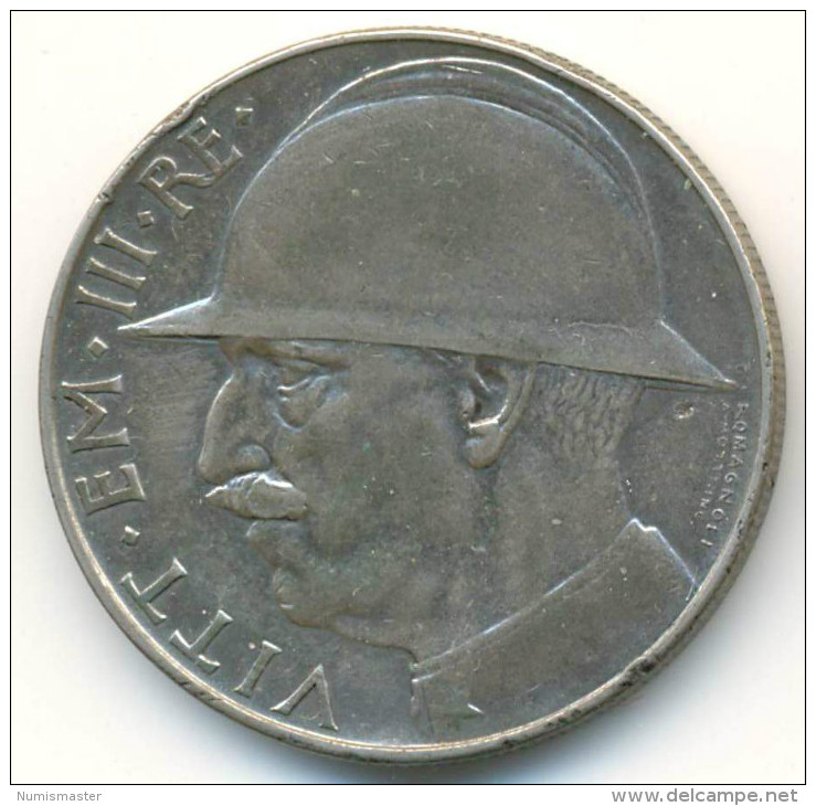 ITALY , 20 LIRE 1928 , ELMETTO - 1900-1946 : Victor Emmanuel III & Umberto II